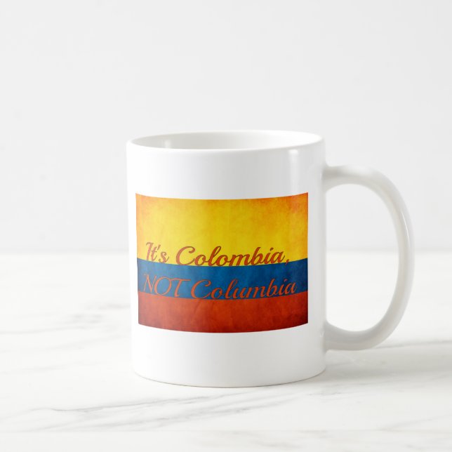 Mug "C'est la Colombie, pas Colombie " (Droite)