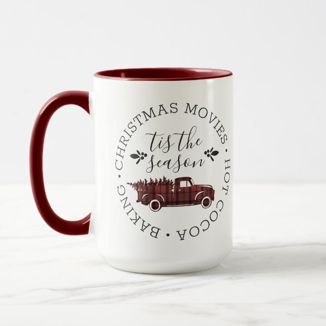 Mug C'est la saison de Noël au cacao chaud (Gauche)