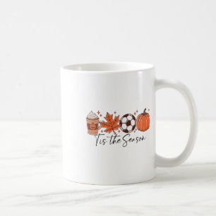 Mug C'est la saison de soccer d'automne de Thanksgivin