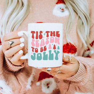 Mug 'C'est la saison d'être Jolly Noël