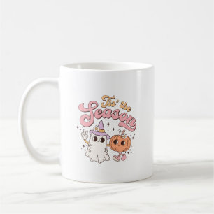 Mug C'est la saison drôle Halloween Citrouille et fant