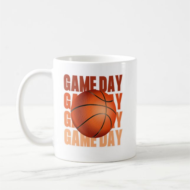 Mug C'Est La Saison Jeu De Basketball Jour Fan (Gauche)