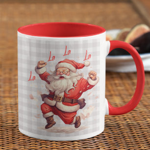 Mug 'C'Est La Saison Père Noël Noël Nom Personnalisé