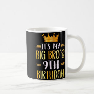 Mug C'est l'anniversaire de mon grand frère, 9 ans Joy