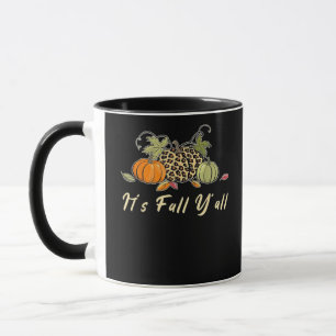 Mug C'est l'automne, bon automne léopard