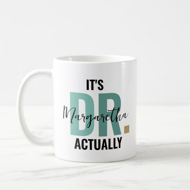 Mug C'est le Dr. En fait personnalisé (Gauche)