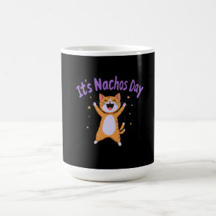 Mug C'est le jour de Nacho mignonne Humour de chat pou