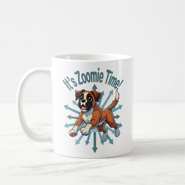 Mug C'est l'heure de Zoomie Boxer (Gauche)