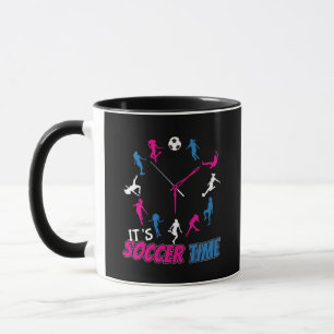 Mug C'est l'heure du football Citation de football pou