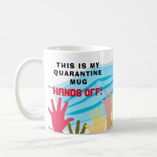 Mug C'EST MA QUARANTAINE MAINS EN BOUGIE ! Masque drôl