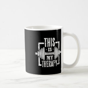 Mug C'Est Ma Thérapie Drôle Gym Entraînement Motivatio