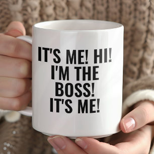 Mug C'est moi, salut, je suis le patron ! Drôle