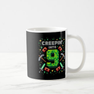 Mug C'est mon 9e anniversaire, garçon joueur qui se gl