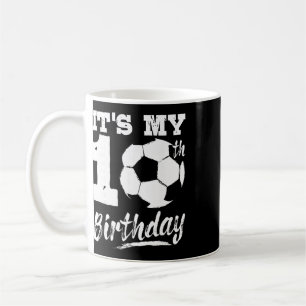 Mug C'est mon anniversaire de 10 ans Joueur de footbal