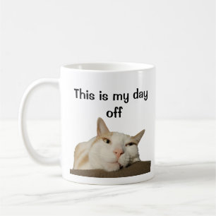 Mug C'est Mon Chat de Jour de Repos