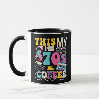 Mug C'est mon costume café rétro vibes café cadeaux