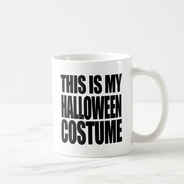 MUG C'EST MON COSTUME DE HALLOWEEN - (Droite)