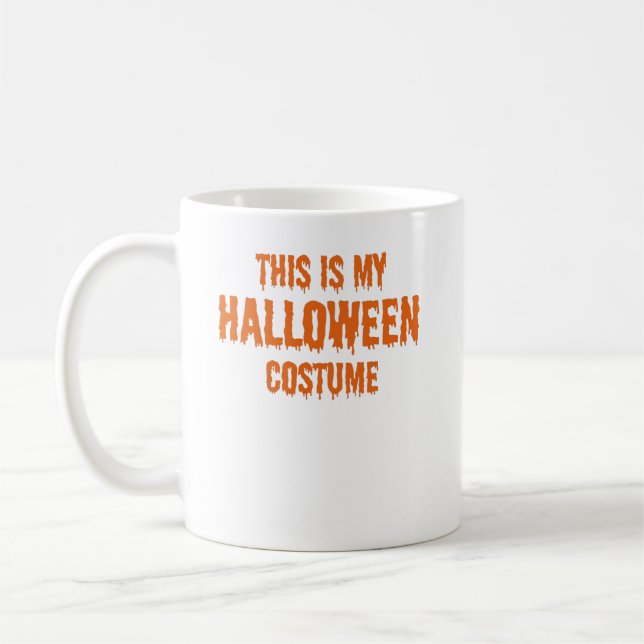 Mug c'est mon costume d'halloween (Gauche)