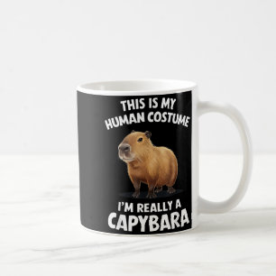 Mug C'est mon costume d'humain Je suis vraiment un cap