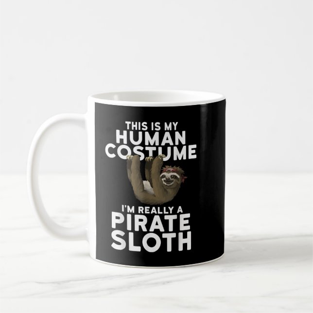Mug C'est mon costume humain Je suis vraiment une paro (Gauche)
