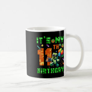 Mug C'est mon jeu vidéo numérique pixelisé d'anniversa