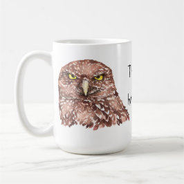 Mug C'est mon joyeux visage ! Chouette grumeuse