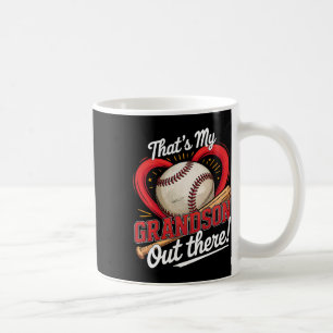 Mug C'Est Mon Petit-Fils Là-Bas De Baseball Grand-Mère
