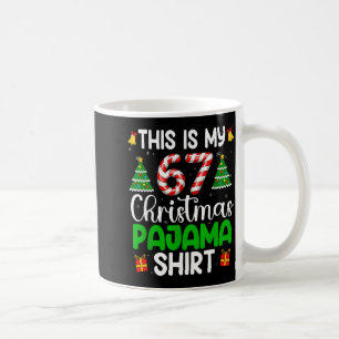 Mug C'est mon pyjama de Noël 67 drôle six sept mème