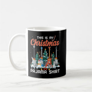 Mug C'est mon pyjama de Noël drôle de guitare musique