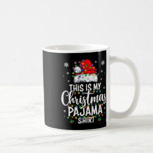 Mug C'est mon pyjama de noël éclairant les hommes les