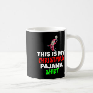 Mug C'Est Mon Pyjama De Noël T Père Noël Volleyball Gi