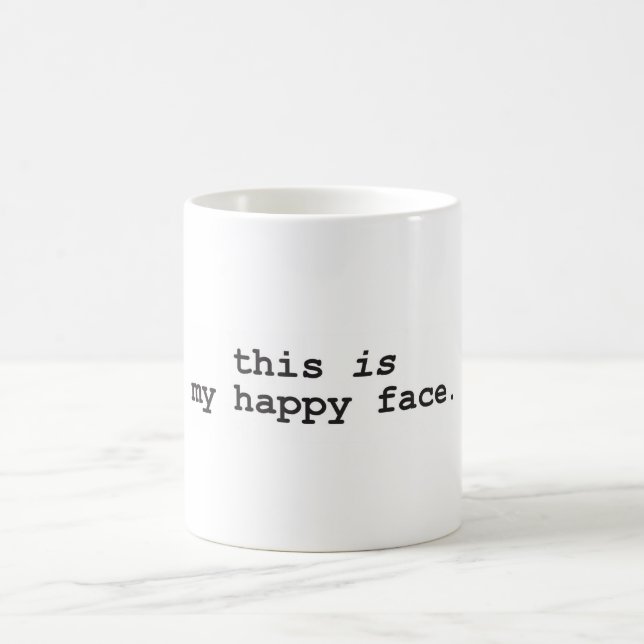 Mug C'est mon visage heureux (Centre)