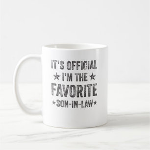 Mug C'est officiel, je suis le gendre préféré