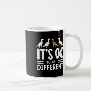 Mug C'Est Ok D'Être Différent Dinosaure Sensibilisatio