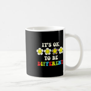 Mug C'est Ok D'être Différent Rétro Groovy Sensibilisa