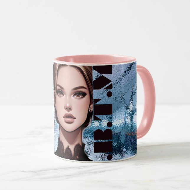 Mug C'est simple. Conception de caractères Animée (Devant droit)