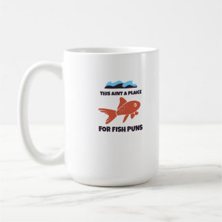 Mug C'est un endroit pour les puns de poisson