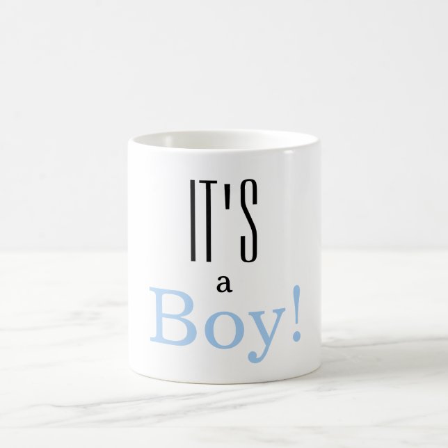 Mug C'est un garçon ! Le Parti baby shower préfère la  (Centre)