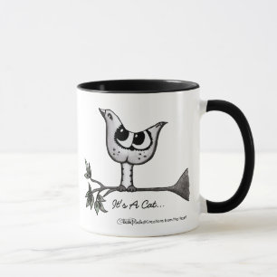 Mug C'est un oiseau… que c'est un chat ! - Illusion