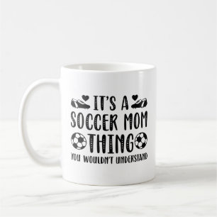 Mug C'est une maman de football