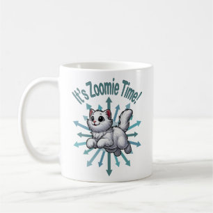 Mug C'est Zoomie Time White Cat