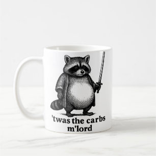 Mug C'ÉTAIT Les Glucides M'Sieur Raton Laveur   Poubel