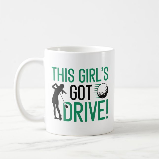 Mug Cette fille a une voiture (Gauche)
