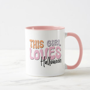 Mug Cette fille adore Halloween