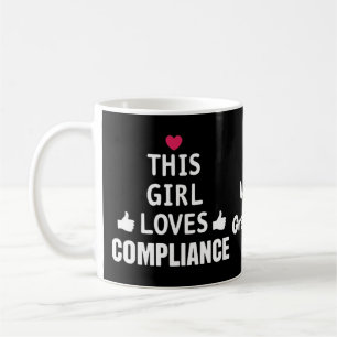 Mug Cette fille aime la conformité Cadeaux mignons pou