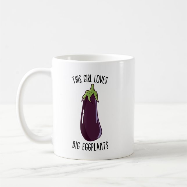 Mug Cette Fille aime les grandes plantes (Gauche)