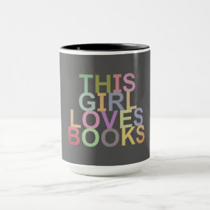MUG CETTE FILLE AIME LES LIVRES