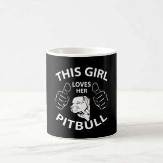 Mug "Cette fille aime son pitbull "