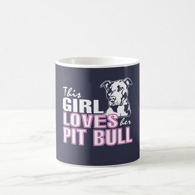 Mug Cette fille aime son PITBULL (Centre)
