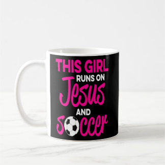 Mug Cette Fille Coule Sur Jésus Et Le Football